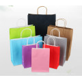 custom logo paper kraft shopping Packaging bag with handle